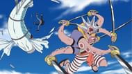 Hatchan's Six Sword Style as seen in One Piece (Image via Toei Animation)